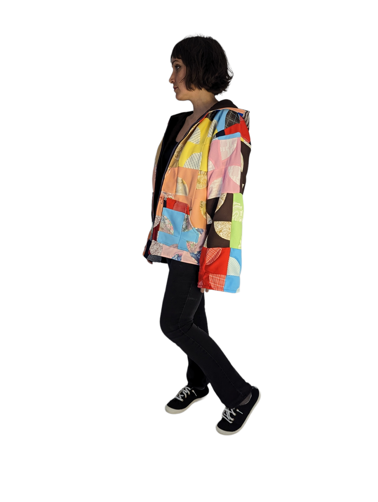 Vintage Patchwork Quilt Jacket